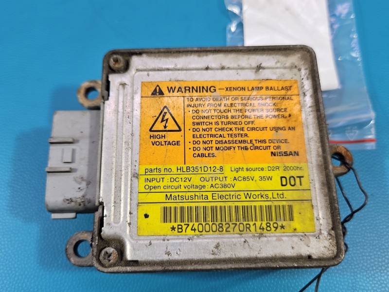 Блок розжига ксенона Nissan Maxima HLB351D12-8 — фото детали 3