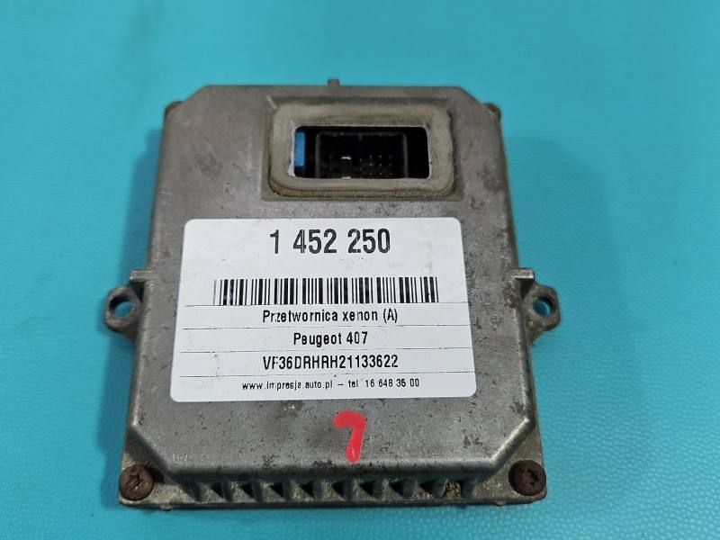 Блок розпалу ксенону Peugeot 407 1307329095