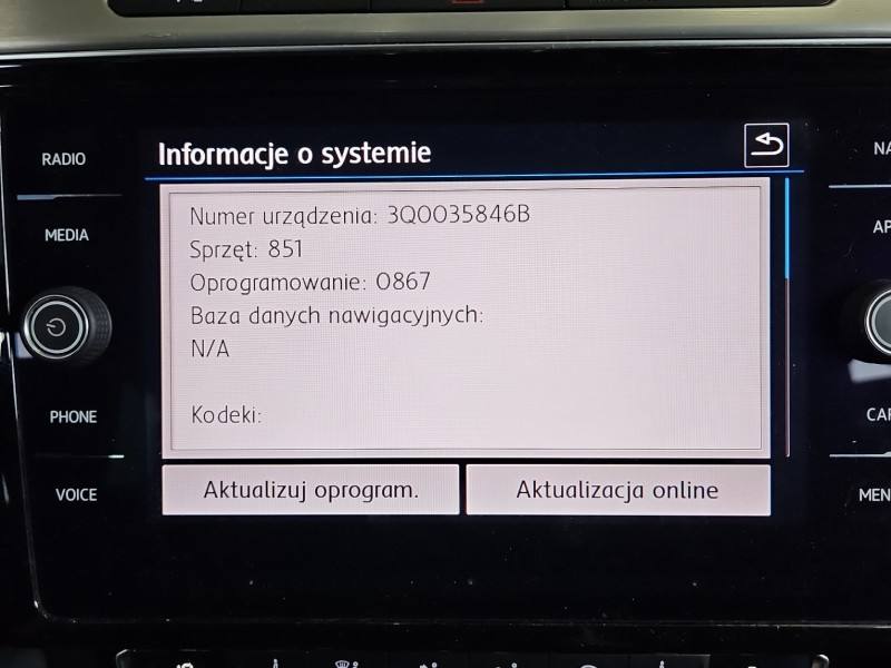Штатна магнітола радіо Volkswagen Passat B8 5G6919605B — фото деталі 2