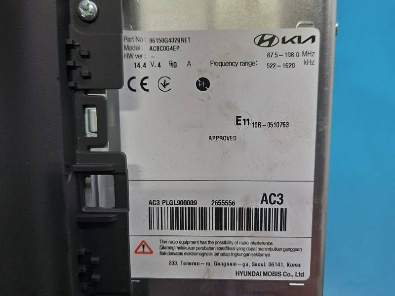 Штатная магнитола радио Hyundai I30 96150G4320RET — фото детали 5