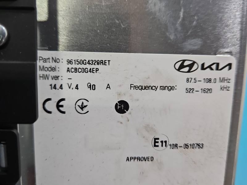 Штатная магнитола радио Hyundai I30 96150G4320RET — фото детали 6
