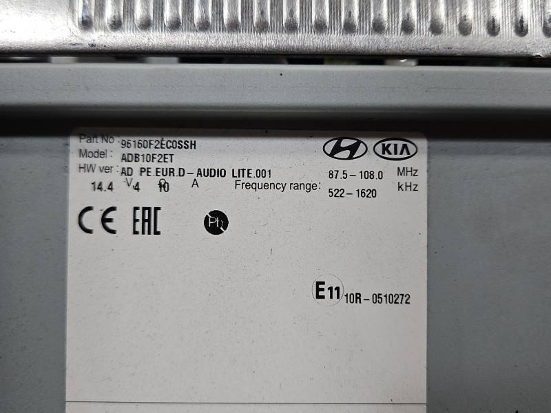 Штатна магнітола радіо Hyundai Elantra 96160F2ECOSSH — фото деталі 6