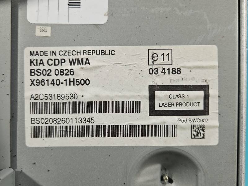 Штатна магнітола радіо Kia Ceed X96140-1H500 — фото деталі 4