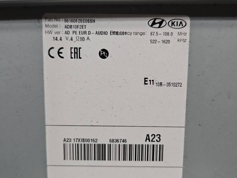 Штатна магнітола радіо Hyundai Elantra 96160F2EC0SSH — фото деталі 5