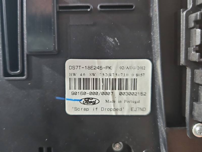 Штатна магнітола радіо Ford Fusion DS7T-18E245-PK — фото деталі 8