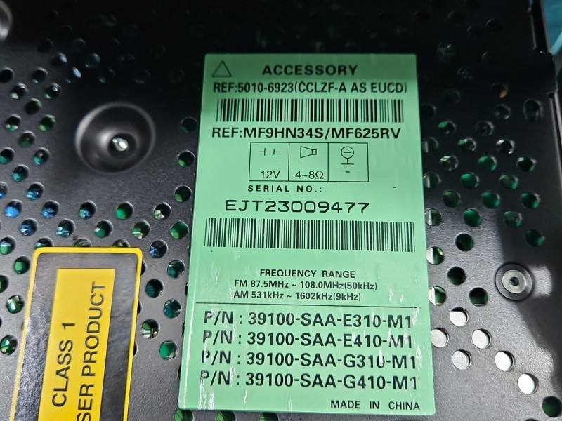 Штатна магнітола радіо Honda Jazz 39100-SAA-E310-M1 — фото деталі 9
