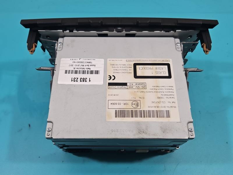 Штатна магнітола радіо Suzuki Swift 39101-68LA0-HVW — фото деталі 4