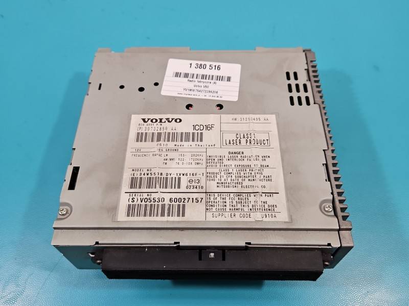 Штатная магнитола радио Volvo V50 30732850 — фото детали 3