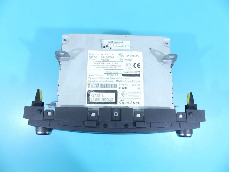Штатна магнітола радіо Toyota Avensis T27 86120-05150 — фото деталі 4