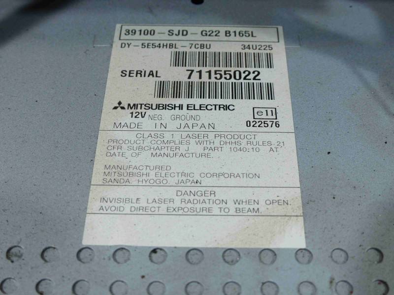 Штатна магнітола радіо Honda FR-V 39100-SJD-G22 — фото деталі 7