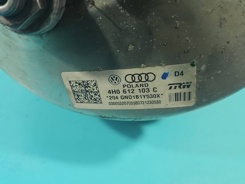 Вакуумний підсилювач гальм ГТЦ Audi A8 D4 4H0612103C — фото деталі 8