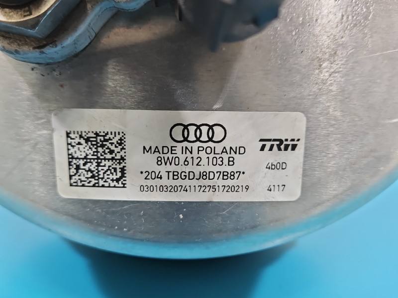 Вакуумний підсилювач гальм ГТЦ Audi A4 B9 8W0612103B — фото деталі 3