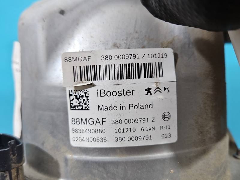 Вакуумний підсилювач гальм ГТЦ Peugeot 3008 0204852044 — фото деталі 13