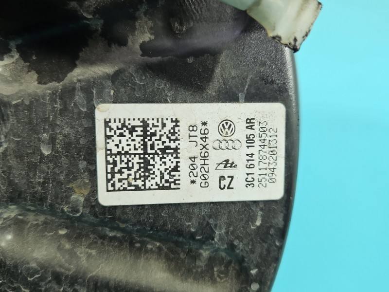 Вакуумний підсилювач гальм ГТЦ Volkswagen Passat B7 3C1614105AR — фото деталі 5