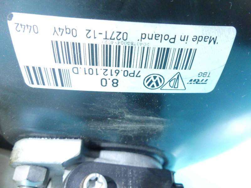 Вакуумний підсилювач гальм ГТЦ Volkswagen Touareg 7P0612101D — фото деталі 4