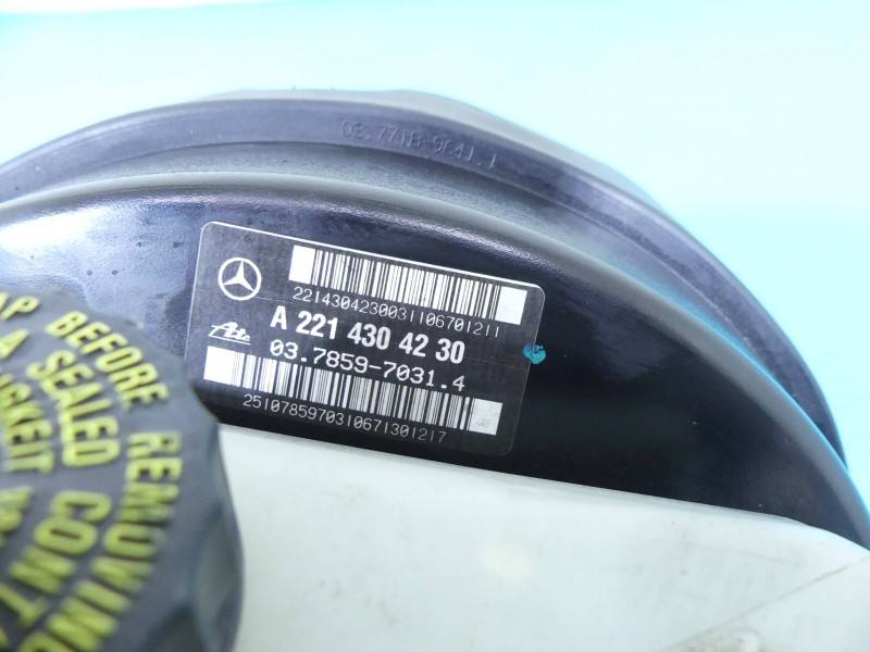 Вакуумний підсилювач гальм ГТЦ Mercedes S W221 A2214304230 — фото деталі 3