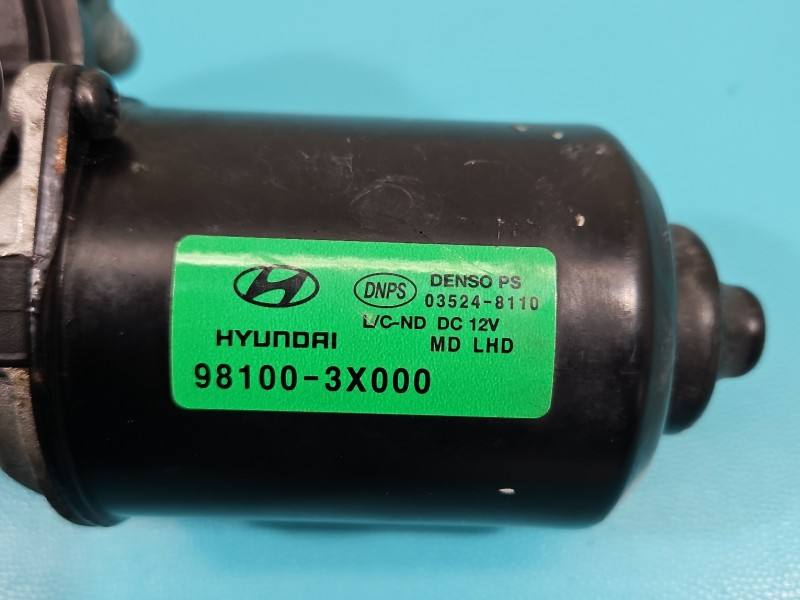 Моторчик дворников Hyundai Elantra 98100-3X000 — фото детали 4