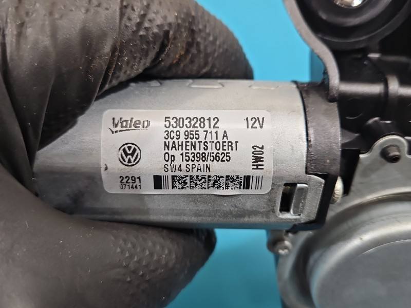 Моторчик двірників Volkswagen Passat B7 3C9955711A — фото деталі 5