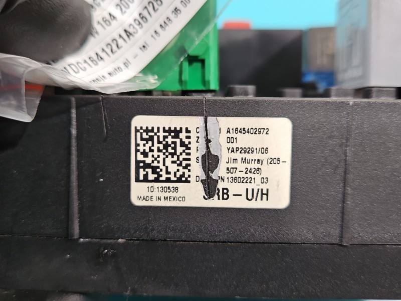 Блок предохранителей Mercedes ML W164 A1645402972 — фото детали 4