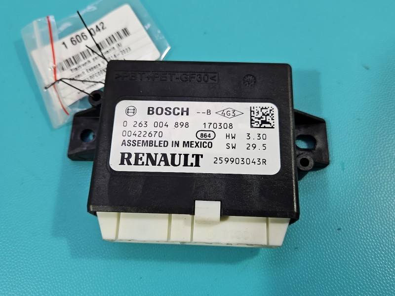 Блок керування парктроніком Renault Espace 0263004898 — фото деталі 2