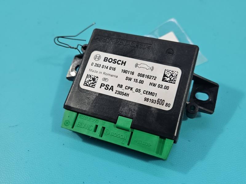 Блок керування парктроніком Peugeot 5008 0263014016