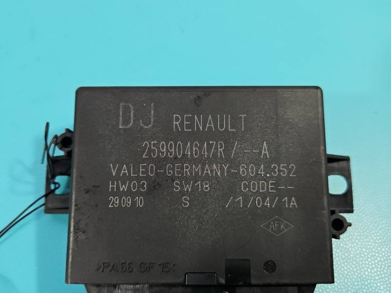 Блок керування парктроніком Renault Scenic 3 259904647R — фото деталі 5