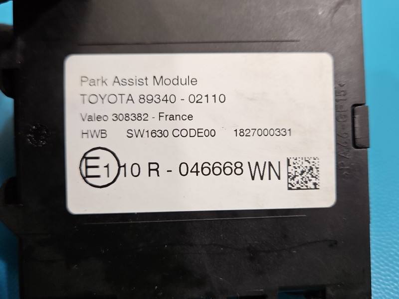Блок керування парктроніком Toyota Auris 89340-02110 — фото деталі 3