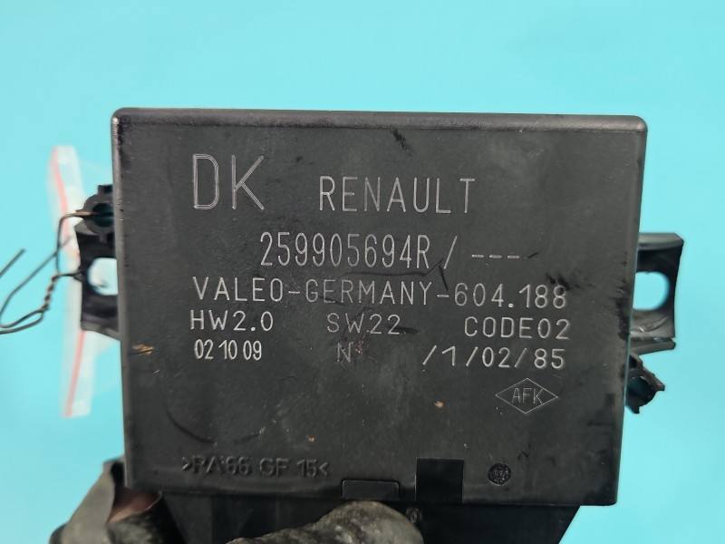 Блок керування парктроніком Renault Megane 3 259905694R — фото деталі 6