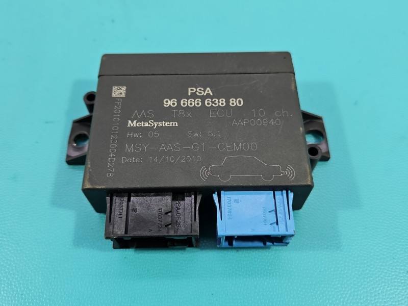 Блок управления парктроником Peugeot 5008 9666663880