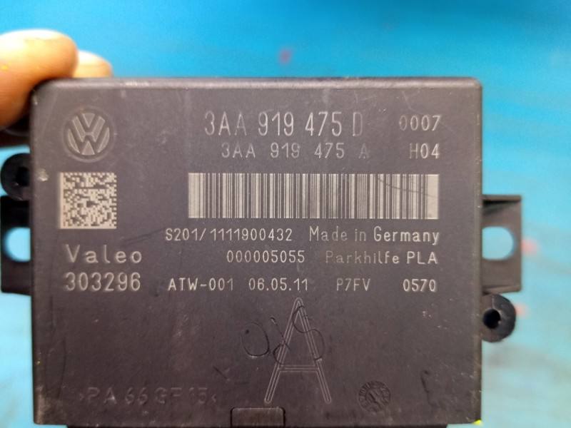 Блок керування парктроніком Volkswagen Passat B7 3AA919475D — фото деталі 11