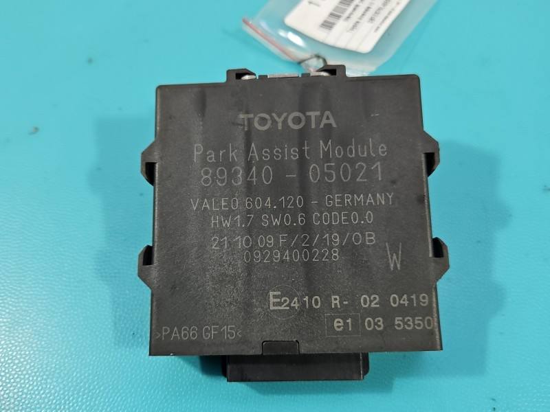 Блок керування парктроніком Toyota Avensis T27 89340-05021 — фото деталі 3