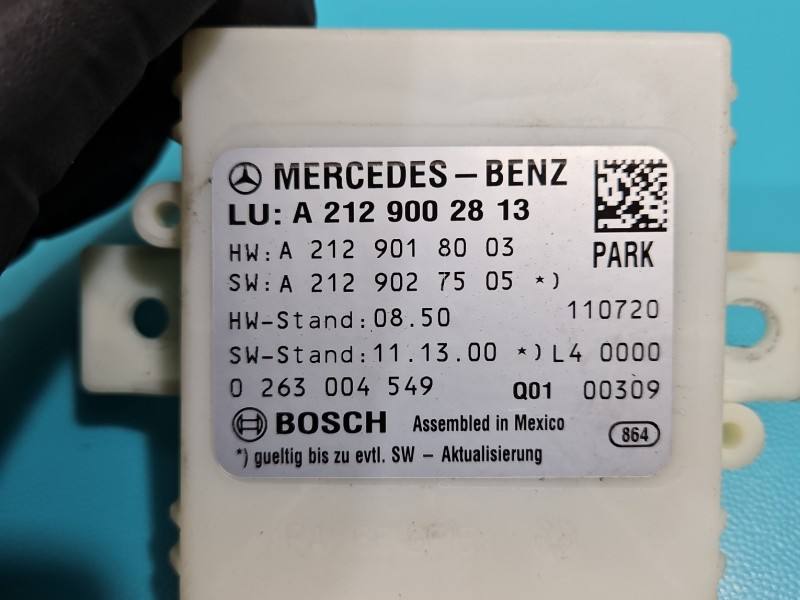 Блок керування парктроніком Mercedes E C207 A2129002813 — фото деталі 3