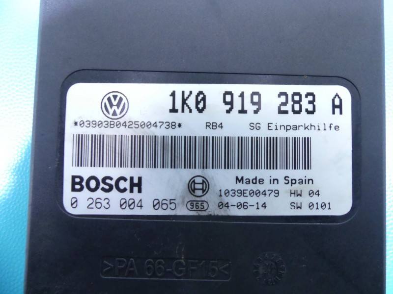 Блок керування парктроніком Volkswagen Golf 5 1K0919283A — фото деталі 3