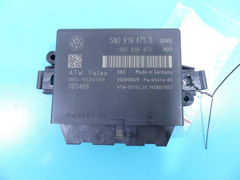 Блок керування парктроніком Volkswagen Touran 5N0919475D — фото деталі 2