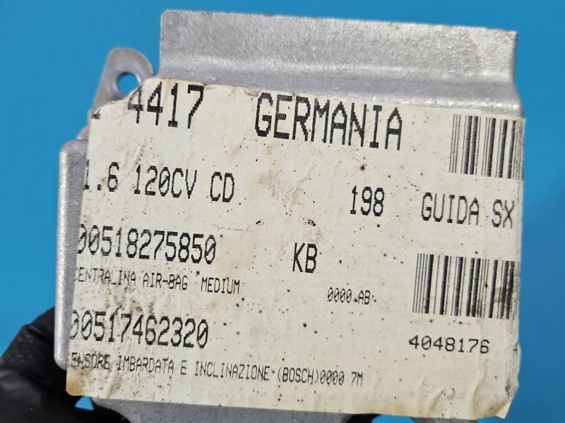 Блок керування Airbag Fiat Bravo 00517462320 — фото деталі 5