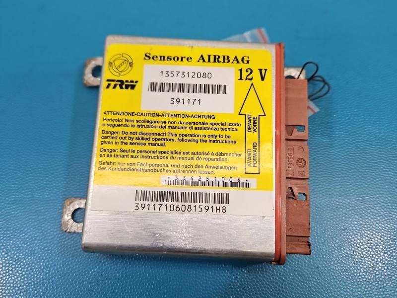 Блок керування Airbag Peugeot Boxer 1358991080 — фото деталі 2