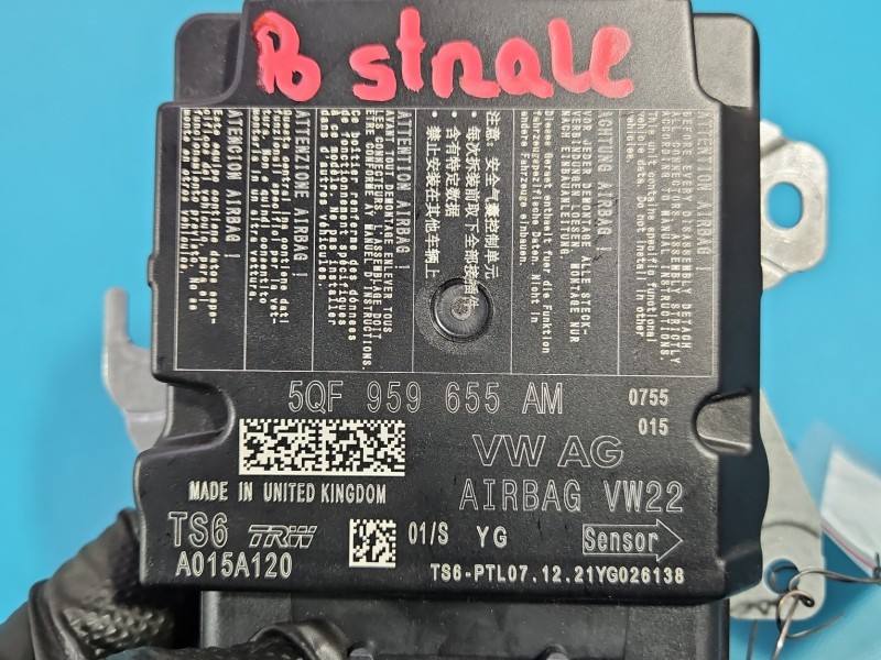 Блок керування Airbag Skoda Fabia 4 5QF959655AM — фото деталі 6