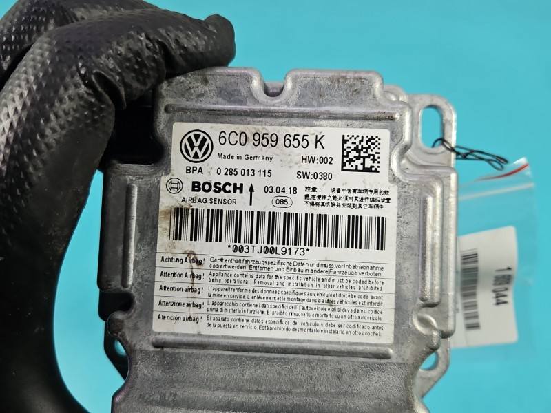 Блок керування Airbag Skoda Rapid 0285013115 — фото деталі 3