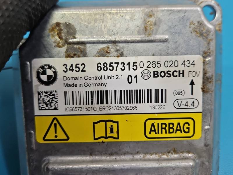 Блок керування Airbag BMW 6 F06 0265020434 — фото деталі 3