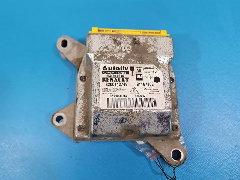 Блок керування Airbag Opel Vivaro 8200112749 — фото деталі 2