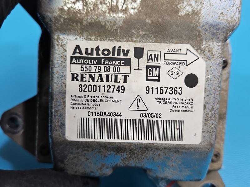 Блок керування Airbag Opel Vivaro 8200112749 — фото деталі 3
