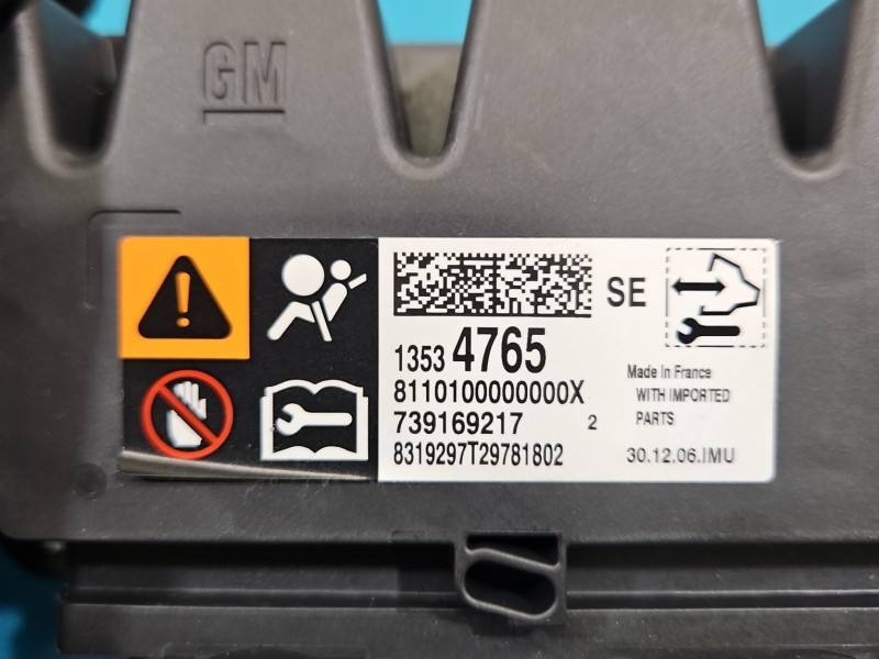Блок керування Airbag Opel Astra K 13534765 — фото деталі 3