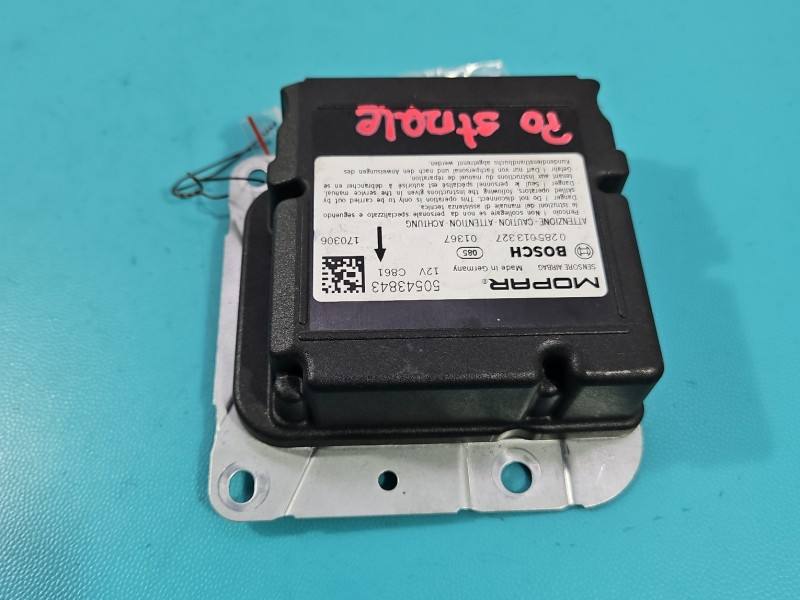 Блок керування Airbag Alfa romeo Stelvio 0285013327 — фото деталі 3