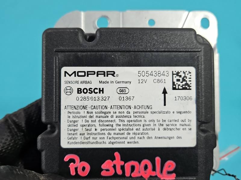 Блок керування Airbag Alfa romeo Stelvio 0285013327 — фото деталі 6