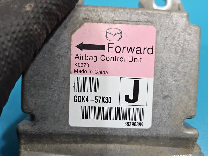 Блок керування Airbag Mazda 6 GDK-57K30 — фото деталі 3