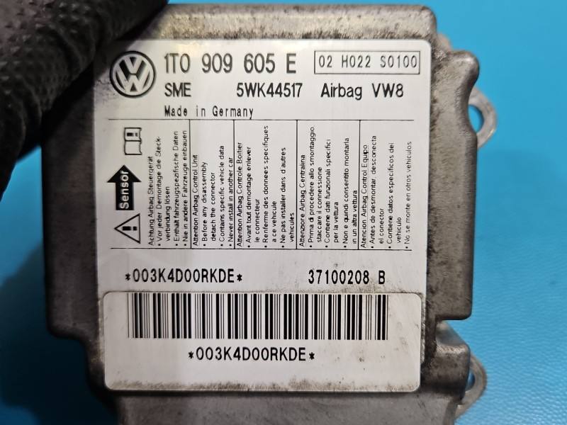 Блок керування Airbag Volkswagen Touran 5WK44517 — фото деталі 3