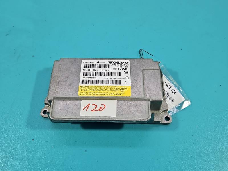 Блок керування Airbag Volvo S60 0285011088 — фото деталі 2