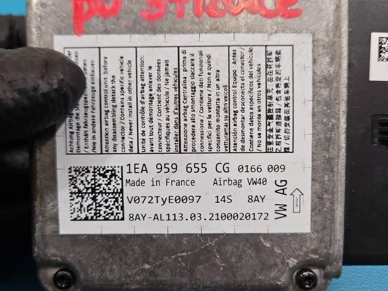 Блок керування Airbag Skoda Octavia 4 1EA959655CG — фото деталі 3