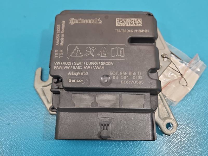 Блок керування Airbag Skoda Superb 4 5QS959655D — фото деталі 2
