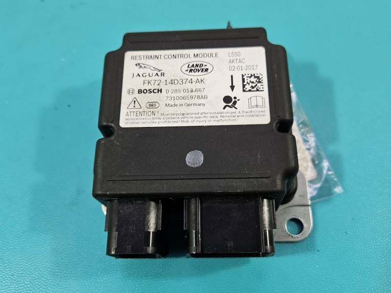 Блок керування Airbag Land Rover Discovery FK72-14D374-AK — фото деталі 2